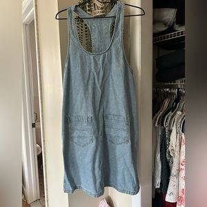 Vintage Grass Raggs racer back denim dress